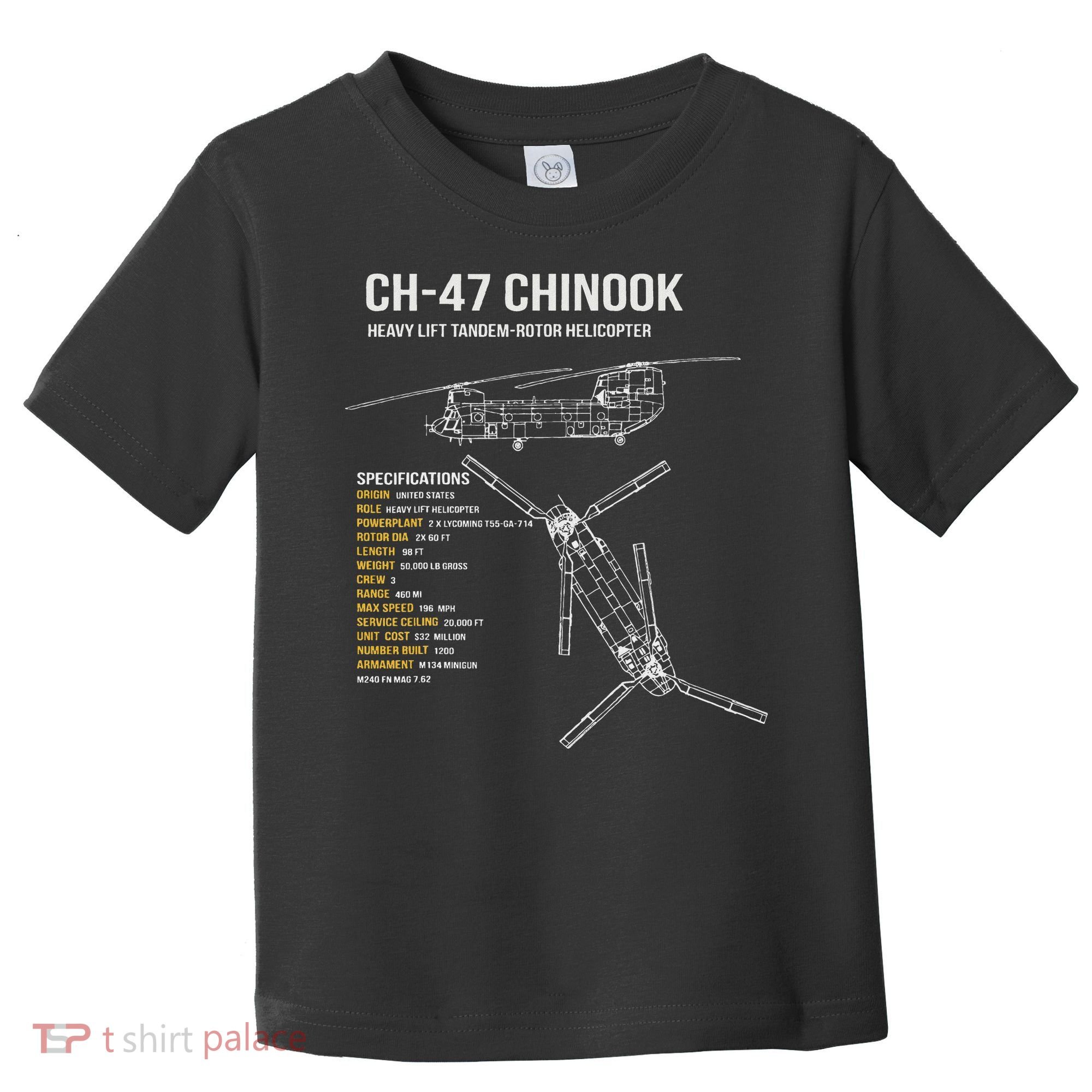 Ch 47 Chinook Helicopter Toddler T-Shirt