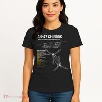 Ch 47 Chinook Helicopter Women's T-Shirt thumb 4