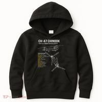 Ch 47 Chinook Helicopter Kids Hoodie thumb 0