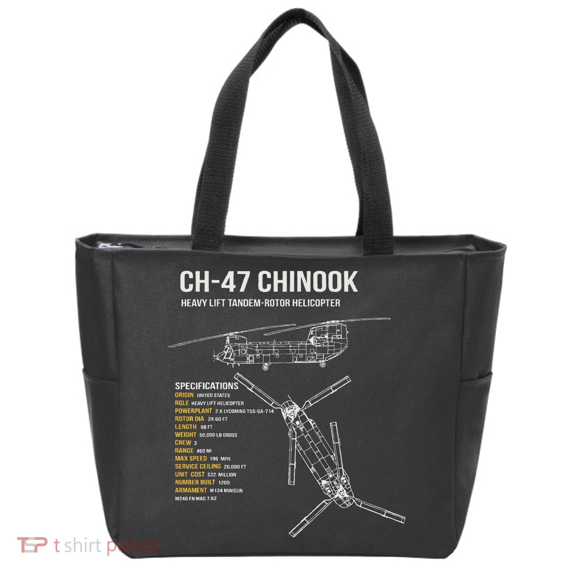 Ch 47 Chinook Helicopter Tote Bag