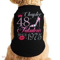 Chapter 48 Fabulous Since 1975 48Th Birthday Gift For Women Doggie Tank thumb 0