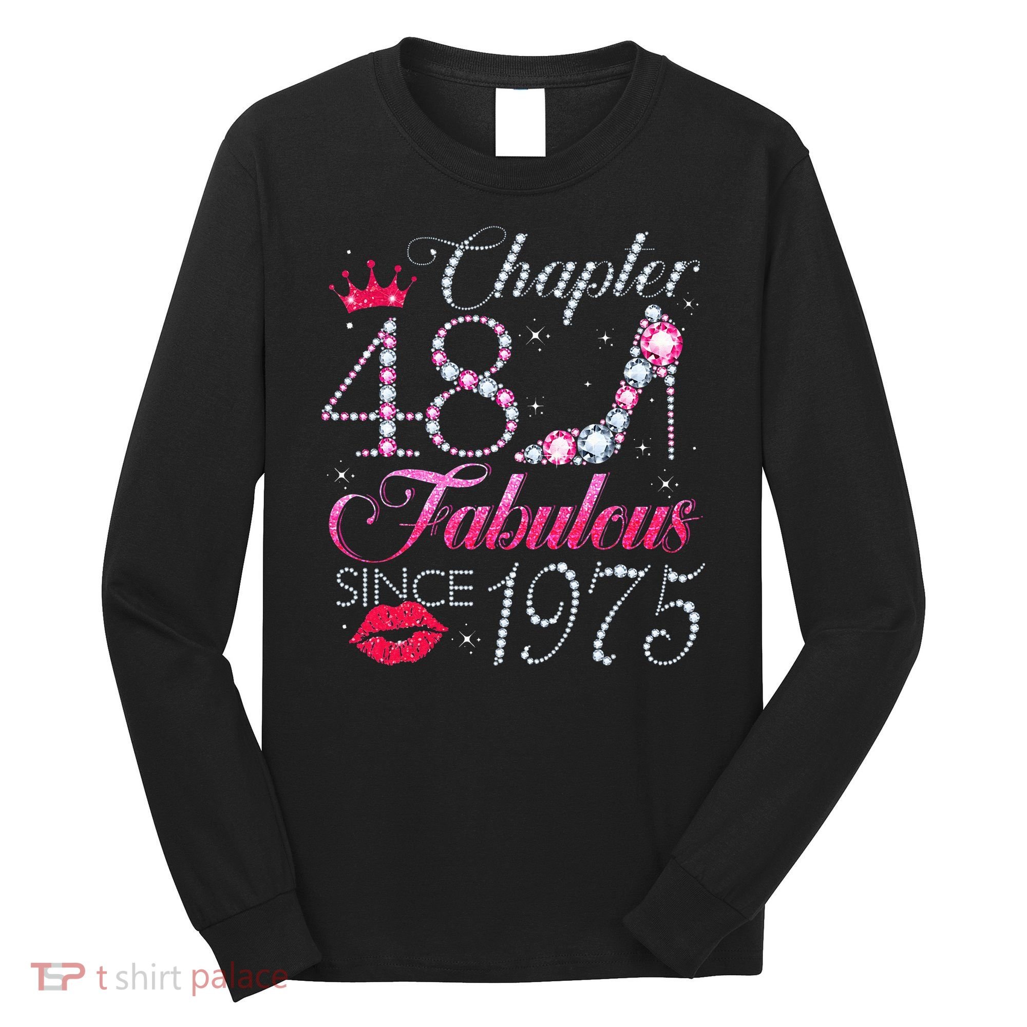 Chapter 48 Fabulous Since 1975 48Th Birthday Gift For Women Long Sleeve Shirt
