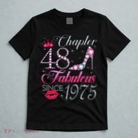 Chapter 48 Fabulous Since 1975 48Th Birthday Gift For Women T-Shirt thumb 5