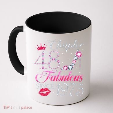 Chapter 48 Fabulous Since 1975 48Th Birthday Gift For Women Coffee Mug