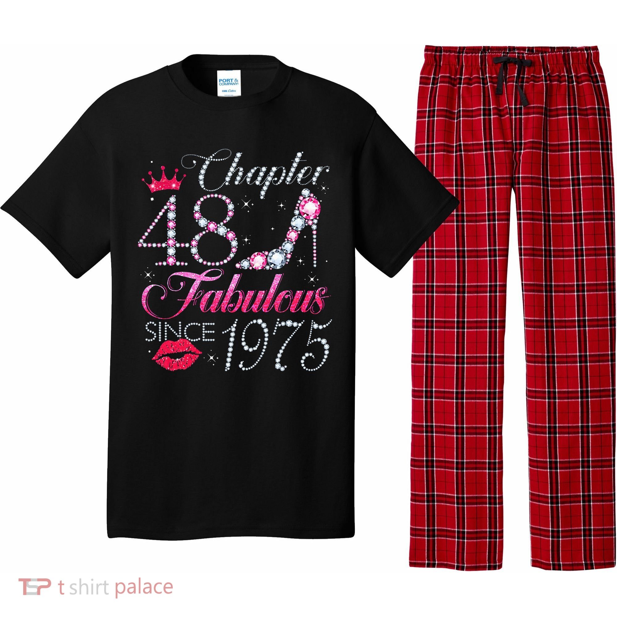 Chapter 48 Fabulous Since 1975 48Th Birthday Gift For Women Pajama Set