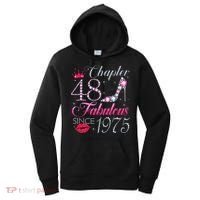 Chapter 48 Fabulous Since 1975 48Th Birthday Gift For Women Women's Hoodie thumb 0