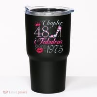 Chapter 48 Fabulous Since 1975 48Th Birthday Gift For Women Tumbler thumb 0