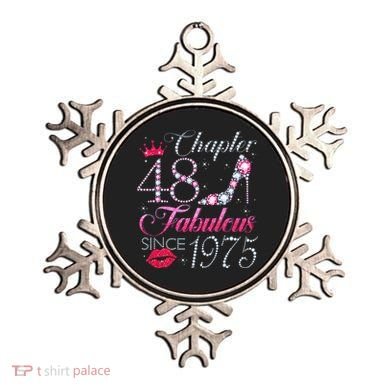 Chapter 48 Fabulous Since 1975 48Th Birthday Gift For Women Ornament