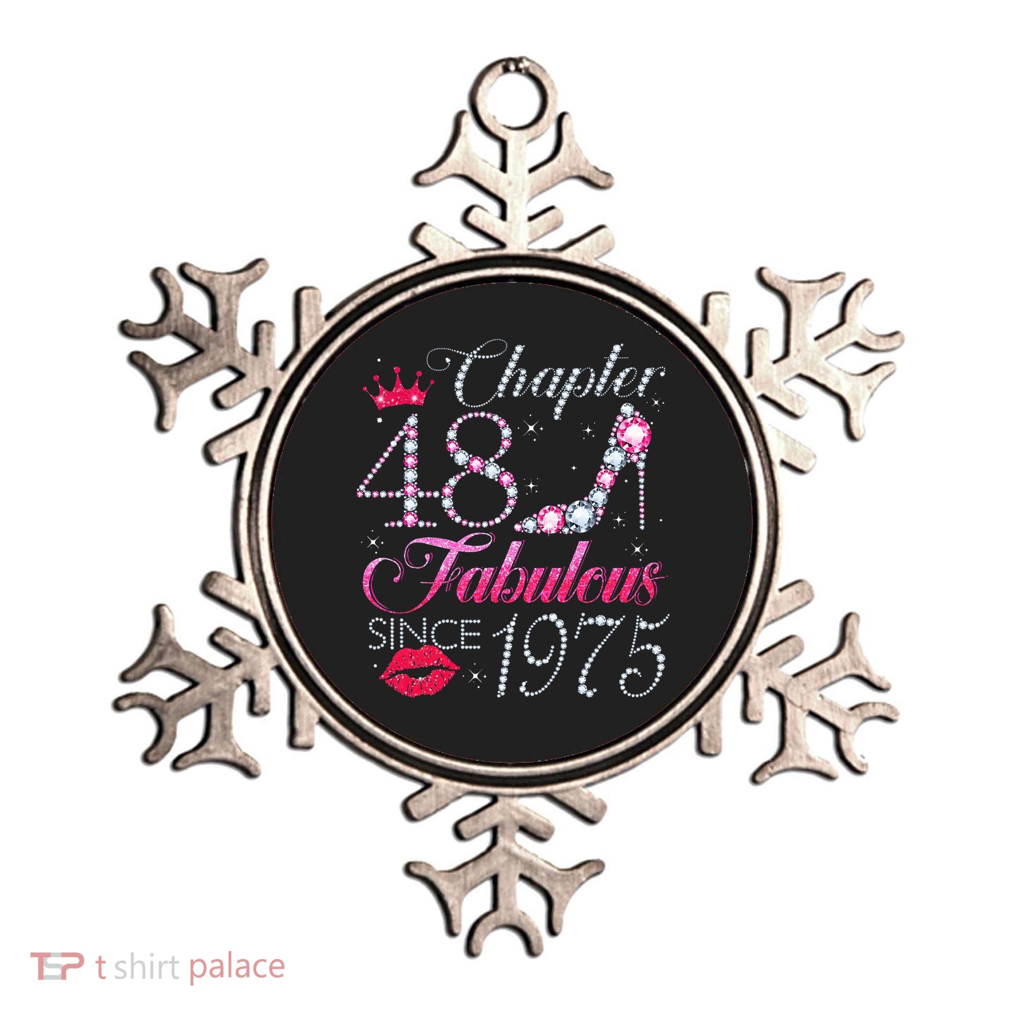 Chapter 48 Fabulous Since 1975 48Th Birthday Gift For Women Ornament