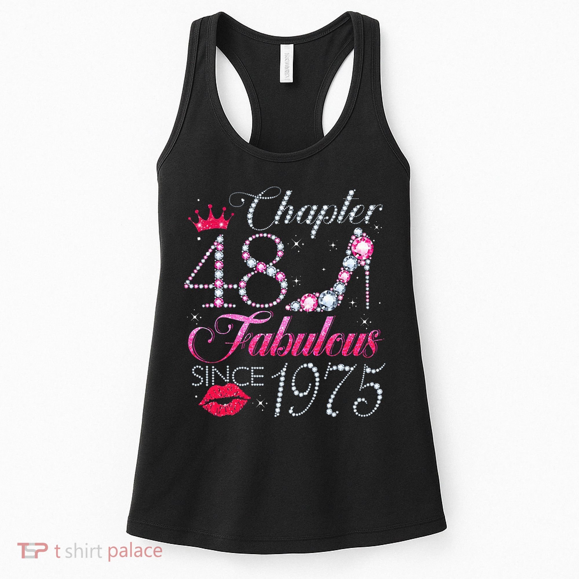Chapter 48 Fabulous Since 1975 48Th Birthday Gift For Women Women's Tank Top