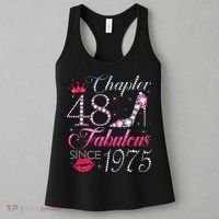 Chapter 48 Fabulous Since 1975 48Th Birthday Gift For Women Women's Tank Top thumb 3