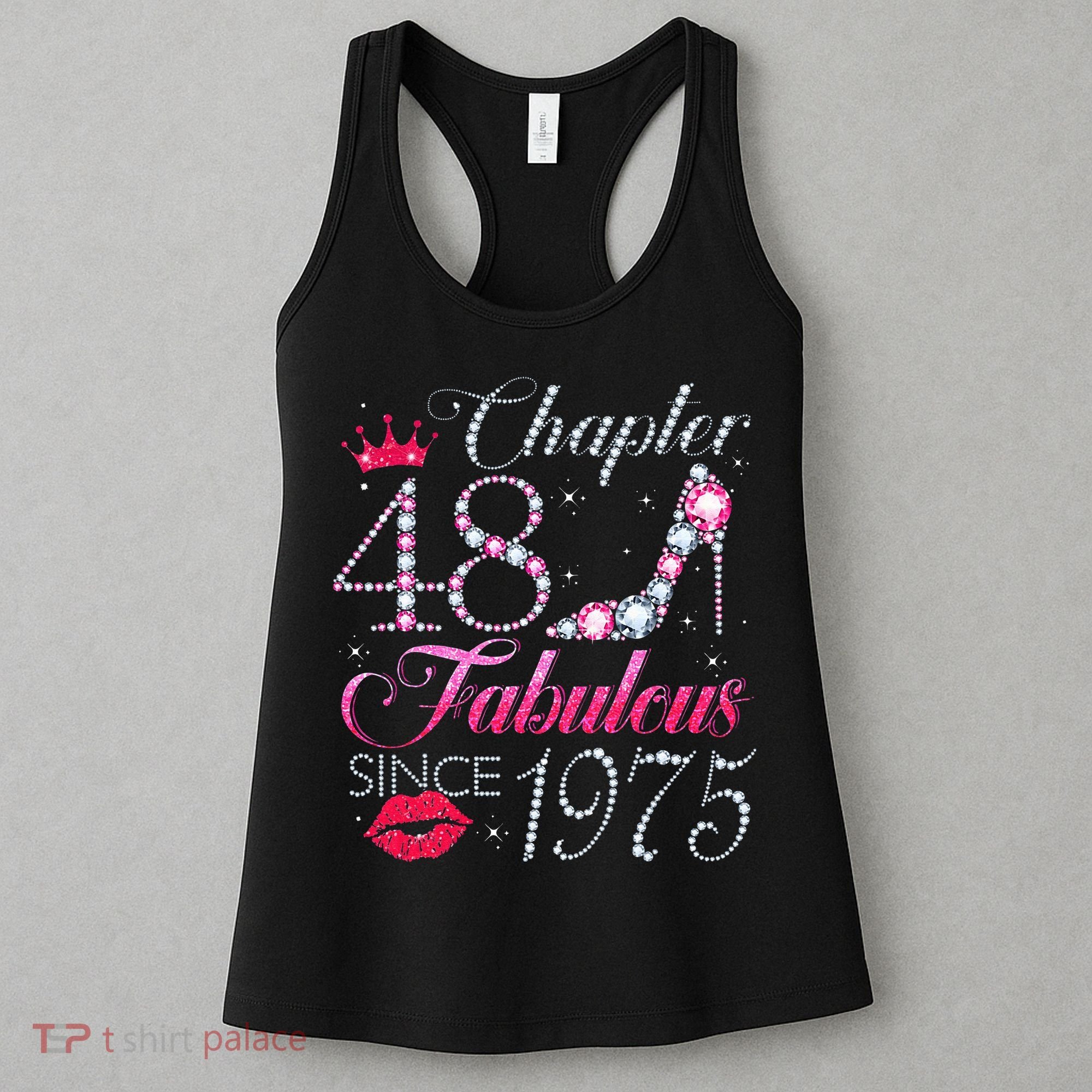 Chapter 48 Fabulous Since 1975 48Th Birthday Gift For Women Women's Tank Top