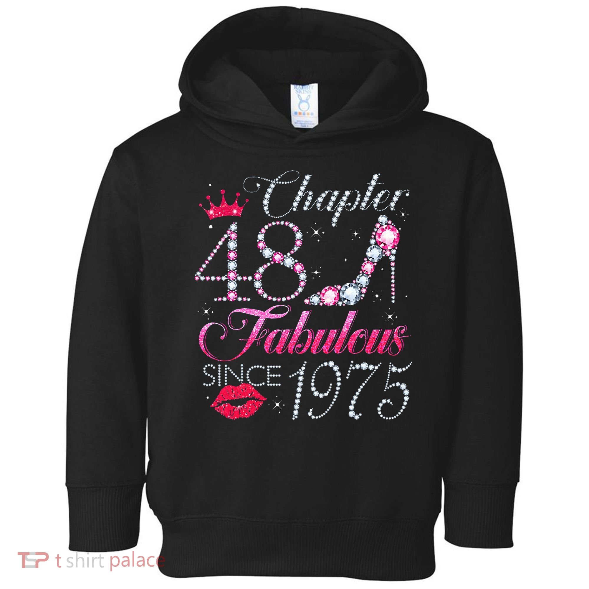 Chapter 48 Fabulous Since 1975 48Th Birthday Gift For Women Toddler Hoodie