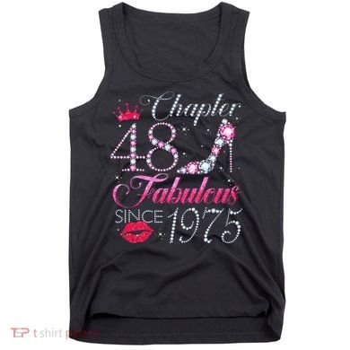 Chapter 48 Fabulous Since 1975 48Th Birthday Gift For Women Tank Top