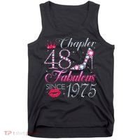 Chapter 48 Fabulous Since 1975 48Th Birthday Gift For Women Tank Top thumb 0