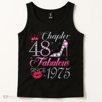 Chapter 48 Fabulous Since 1975 48Th Birthday Gift For Women Tank Top thumb 2