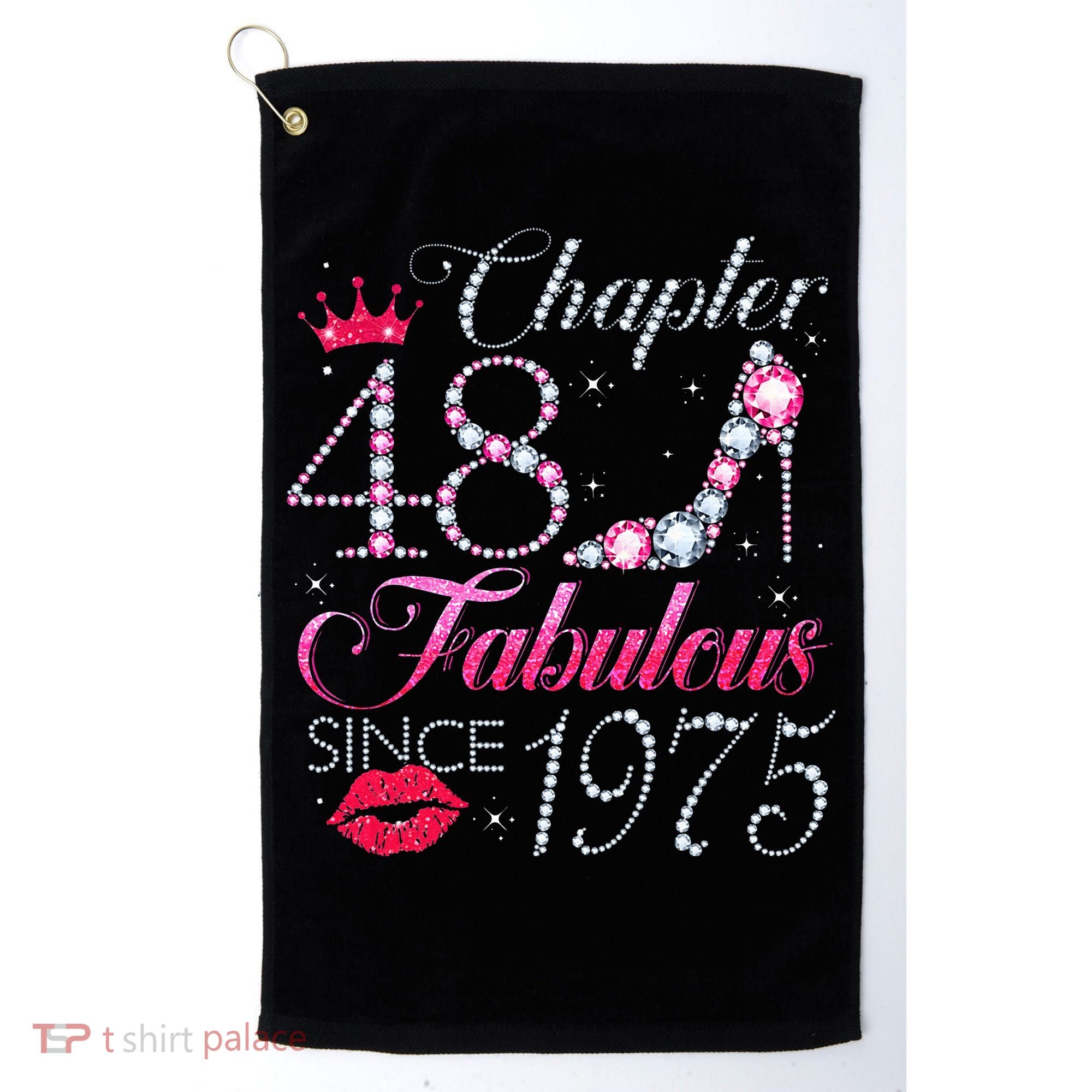 Chapter 48 Fabulous Since 1975 48Th Birthday Gift For Women Golf Towel