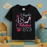Chapter 48 Fabulous Since 1975 48Th Birthday Gift For Women Toddler T-Shirt thumb 3