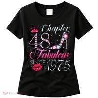 Chapter 48 Fabulous Since 1975 48Th Birthday Gift For Women Women's T-Shirt thumb 0