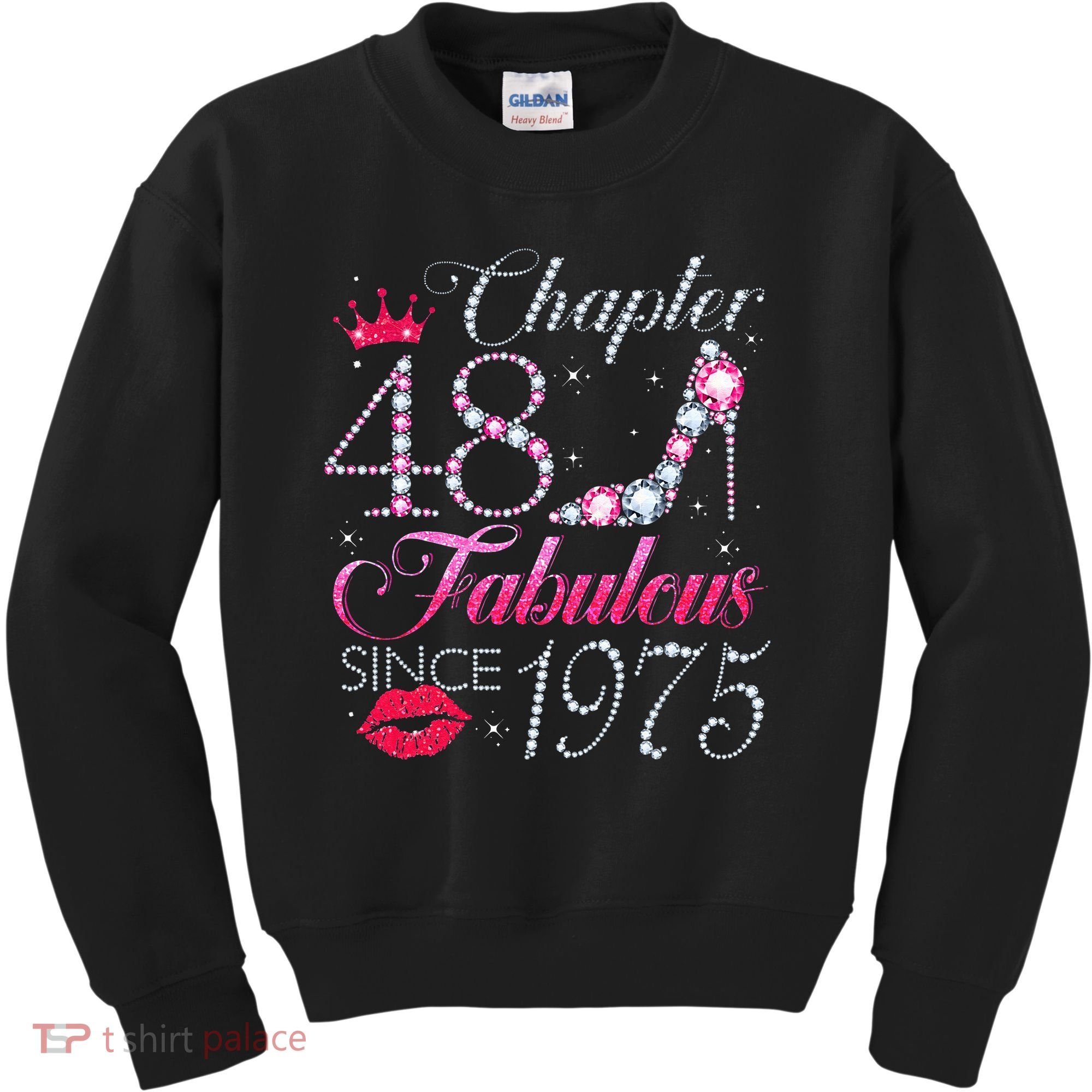 Chapter 48 Fabulous Since 1975 48Th Birthday Gift For Women Kids Sweatshirt