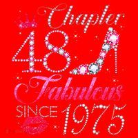 Chapter 48 Fabulous Since 1975 48Th Birthday Gift For Women Santa Hat thumb 1