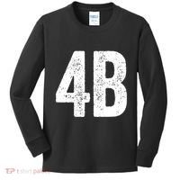 Cool 4b Feminist Movement Support American 4b Movement Kids Long Sleeve Shirt thumb 0