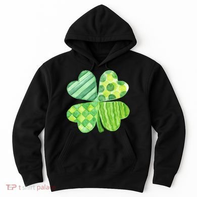 Cute 4 Leaf Clover Irish St Patricks Day Hoodie