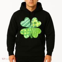 Cute 4 Leaf Clover Irish St Patricks Day Hoodie thumb 2