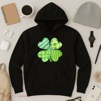 Cute 4 Leaf Clover Irish St Patricks Day Hoodie thumb 3
