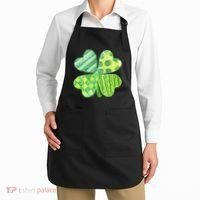 Cute 4 Leaf Clover Irish St Patricks Day Apron thumb 2