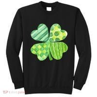 Cute 4 Leaf Clover Irish St Patricks Day Sweatshirt thumb 0