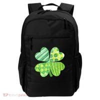 Cute 4 Leaf Clover Irish St Patricks Day Backpack thumb 0