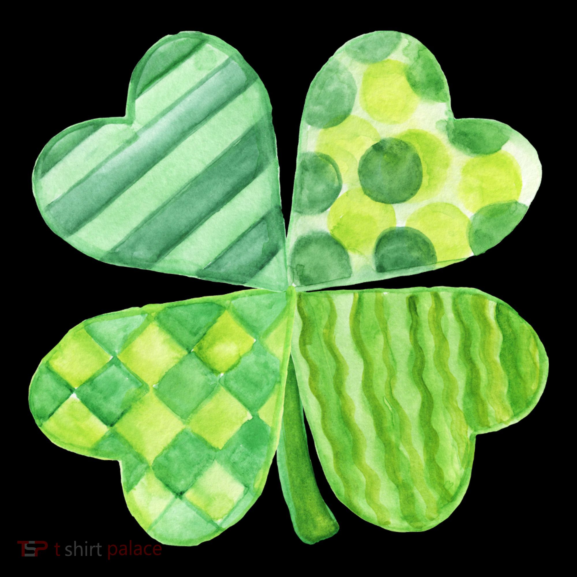 Cute 4 Leaf Clover Irish St Patricks Day Button