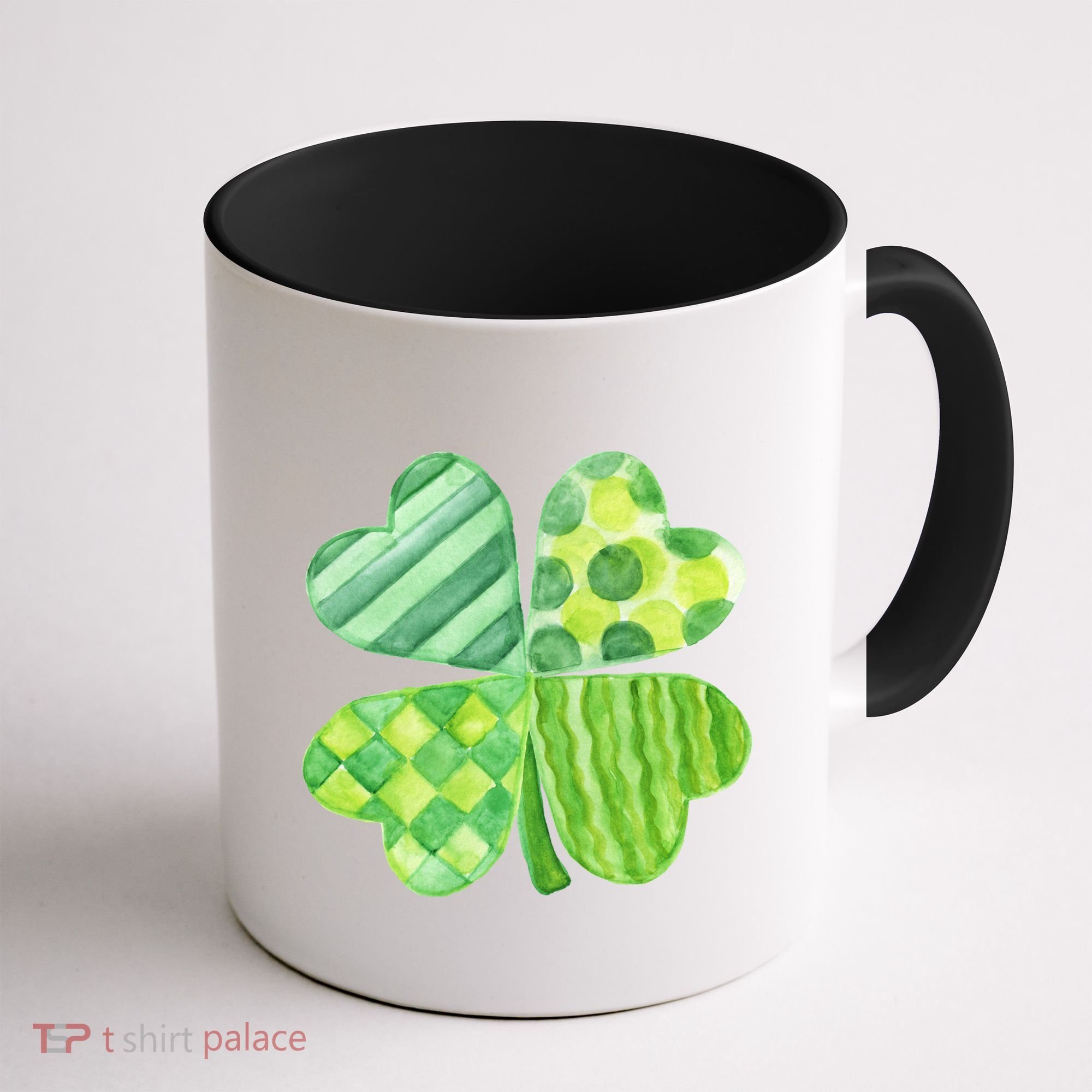 Cute 4 Leaf Clover Irish St Patricks Day Coffee Mug