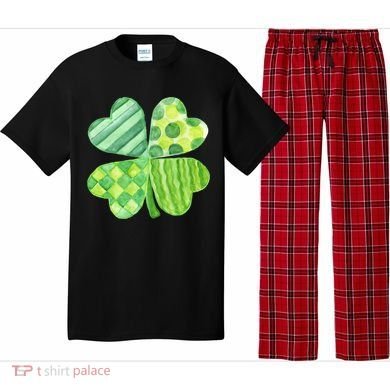 Cute 4 Leaf Clover Irish St Patricks Day Pajama Set