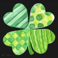 Cute 4 Leaf Clover Irish St Patricks Day Polo thumb 3