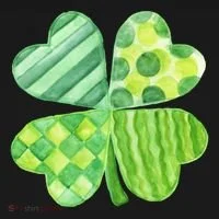 Cute 4 Leaf Clover Irish St Patricks Day Women's Hoodie thumb 2