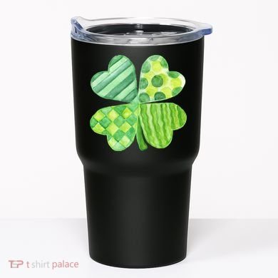 Cute 4 Leaf Clover Irish St Patricks Day Tumbler