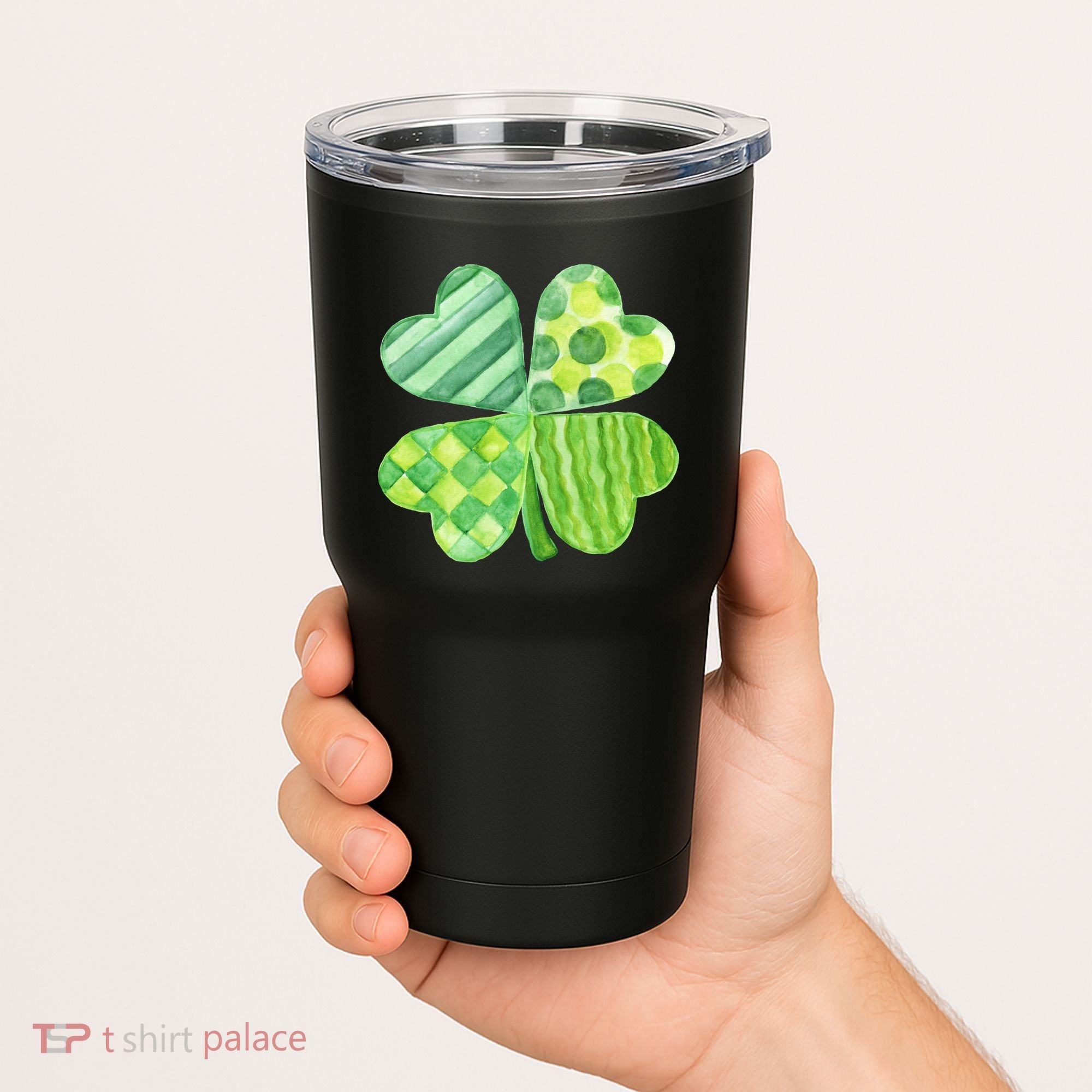 Cute 4 Leaf Clover Irish St Patricks Day Tumbler
