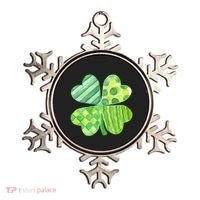 Cute 4 Leaf Clover Irish St Patricks Day Ornament thumb 0