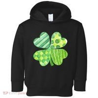Cute 4 Leaf Clover Irish St Patricks Day Toddler Hoodie thumb 0