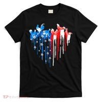 Chicken 4th Of July Patriotic Chicken American Flag Chicken T-Shirt thumb 0