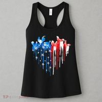 Chicken 4th Of July Patriotic Chicken American Flag Chicken Women's Tank Top thumb 3
