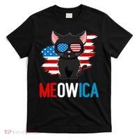 Cat 4th Of July Meowica Patriotic Kitten American Flag T-Shirt thumb 0