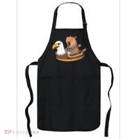 Capybara 4TH Of July Funny Pool Party Apron thumb 0