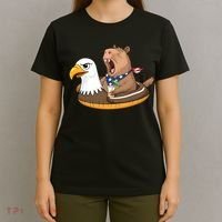 Capybara 4TH Of July Funny Pool Party T-Shirt thumb 4