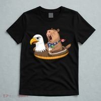 Capybara 4TH Of July Funny Pool Party T-Shirt thumb 5