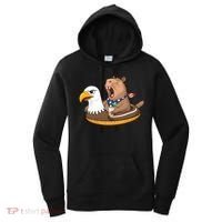 Capybara 4TH Of July Funny Pool Party Women's Hoodie thumb 0