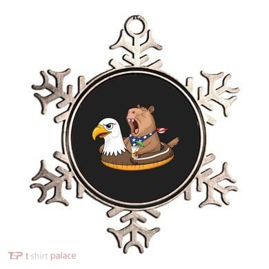 Capybara 4TH Of July Funny Pool Party Ornament