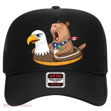 Capybara 4TH Of July Funny Pool Party Hat